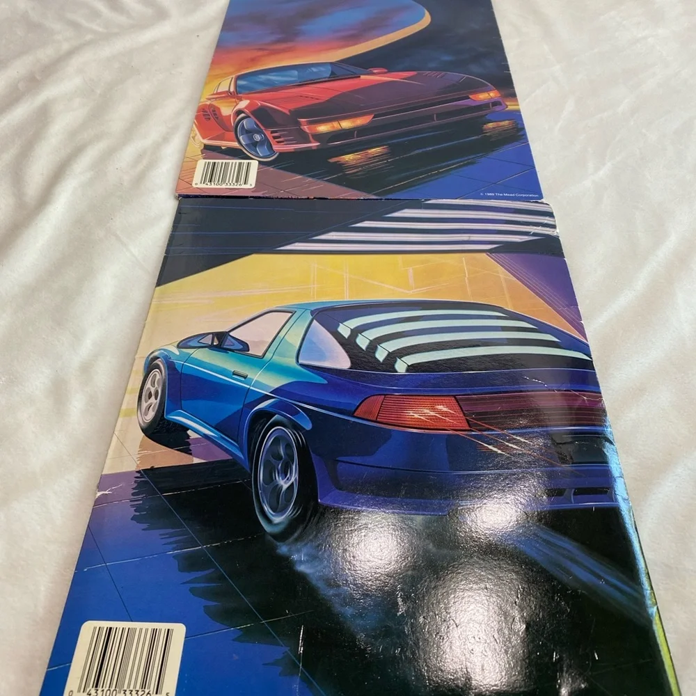 1989 Meade Fast Lane Folders Set of 2